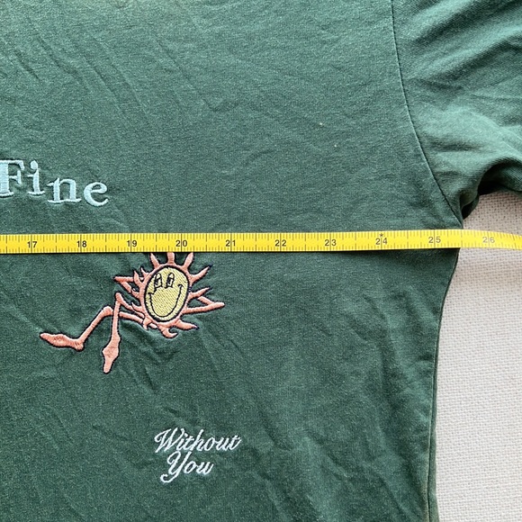 Green Acid Wash Boxy T-shirt XL - Picture 9 of 9